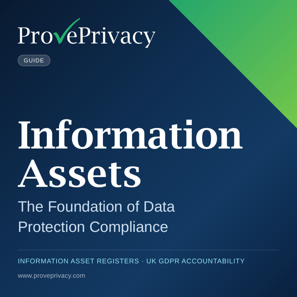 Information Assets: The Foundation of Data Protection Compliance | ProvePrivacy Information Assets - The foundation of Data Protection Compliance